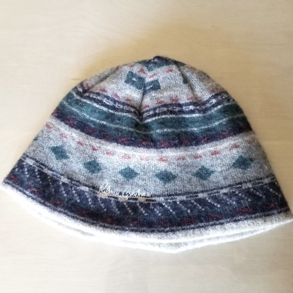 Robert Graham Other - ROBERT GRAHAM Men’s Wool Cashmere Cotton Beanie Hat Soft One Size-RARE